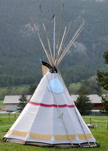 Tipi en Clarée