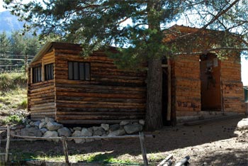 Le coin toilettes du camping