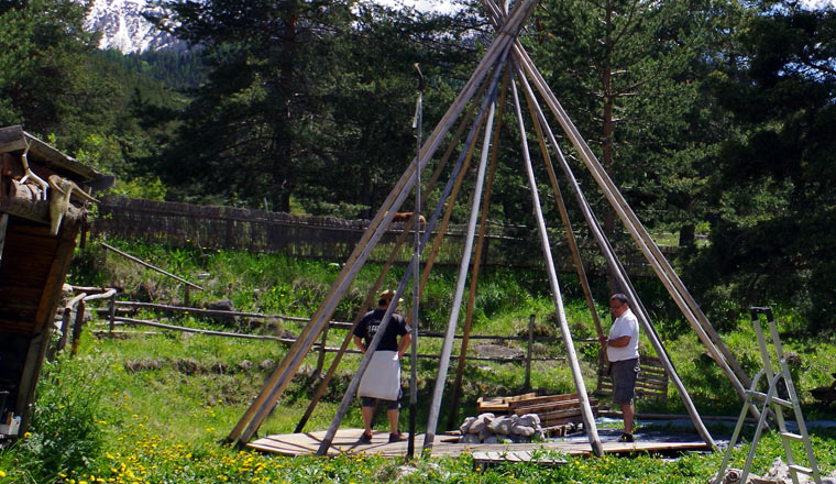 Structure du tipi