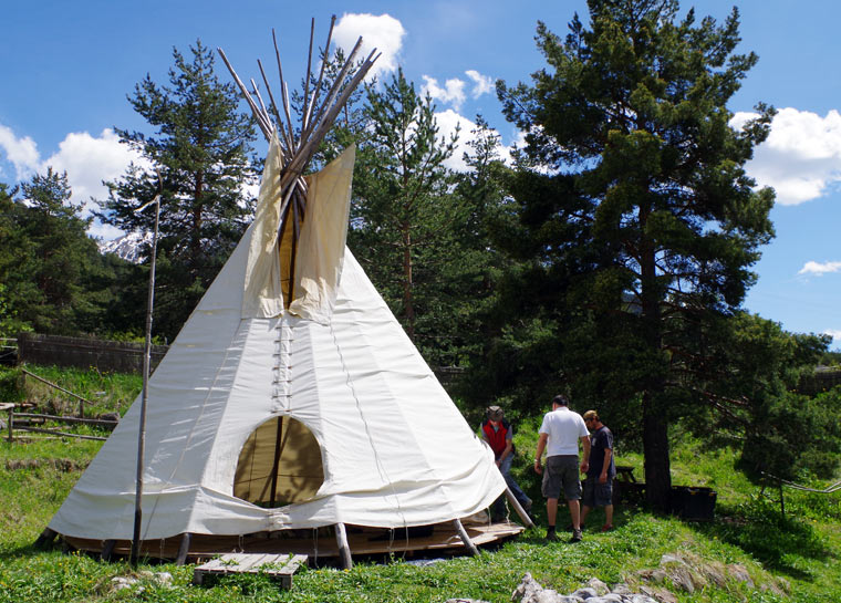 le tipi monté